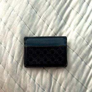 Gucci credit card holder with money clip